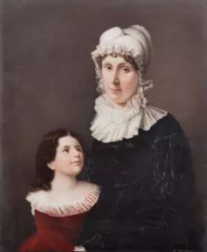 Lucretia Elizabeth Hanneby Oil painting by Friedrich Till