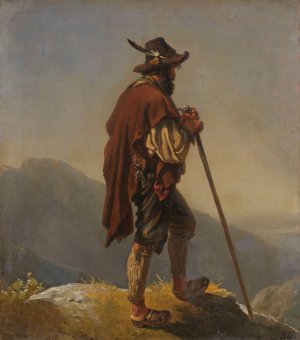 Senner by Friedrich Voltz Oil Painting
