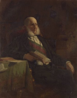 Anton Ritter von Schmerling by Friedrich Von Amerling Oil Painting