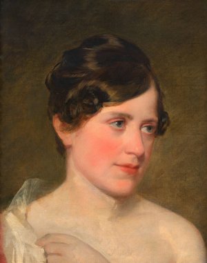 Antonie Amerling by Friedrich Von Amerling Oil Painting
