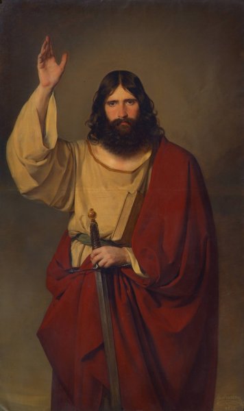 Main Product Photo of Apostel Paulus  Painting by Friedrich Von Amerling