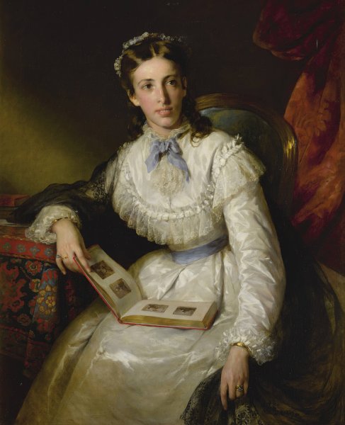Main Product Photo of Baroness Wilhelmine Von Mylius Painting by Friedrich Von Amerling