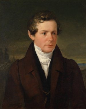 Bildnis Dr. Stephan Schroff by Friedrich Von Amerling Oil Painting