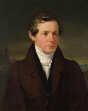 Bildnis Dr. Stephan Schroff by Friedrich Von Amerling Oil Painting