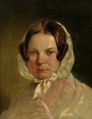 Damenbildnis by Friedrich Von Amerling Oil Painting