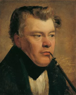 Der Maler Thomas Ender by Friedrich Von Amerling Oil Painting