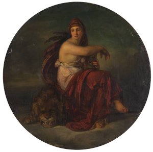 Die Starke by Friedrich Von Amerling Oil Painting