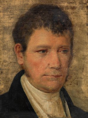 Franz Xaver Amerling by Friedrich Von Amerling Oil Painting
