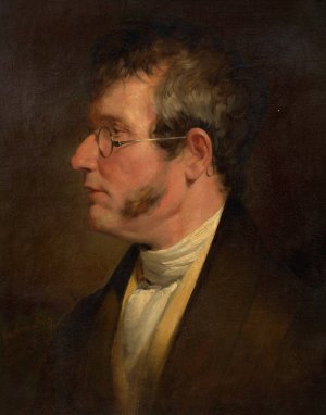 Franz Xaver Amerling by Friedrich Von Amerling Oil Painting