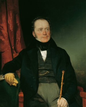 Graf Breda by Friedrich Von Amerling Oil Painting