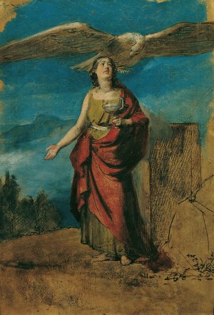 Hebe by Friedrich Von Amerling Oil Painting