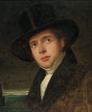 Portrait Of His Brother Andreas by Friedrich Von Amerling Oil Painting