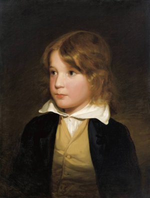 Portrait Of Joseph Amerling by Friedrich Von Amerling Oil Painting