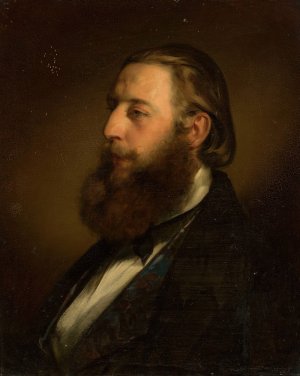 Portrait of Konstanty Branicki by Friedrich Von Amerling Oil Painting