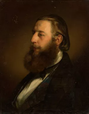 Portrait of Konstanty Branicki by Friedrich Von Amerling Oil Painting
