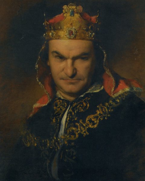 Main Product Photo of Portrait of the Actor Bogumil Dawson as Richard III Painting by Friedrich Von Amerling