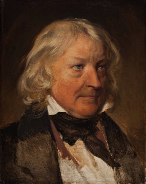 Main Product Photo of Portrait Of Thorvaldsen  Painting by Friedrich Von Amerling