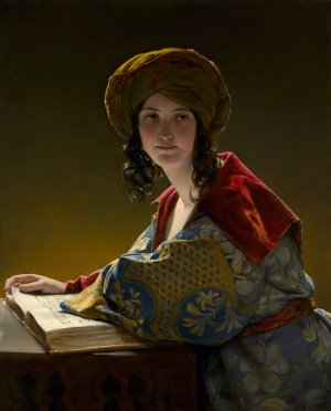 The Young Eastern Woman by Friedrich Von Amerling Oil Painting