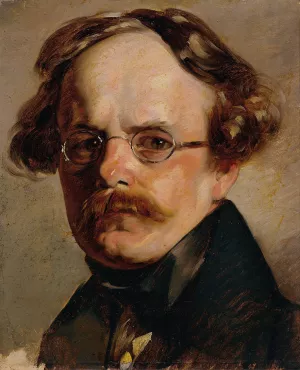 Unbekannter Mann by Friedrich Von Amerling Oil Painting