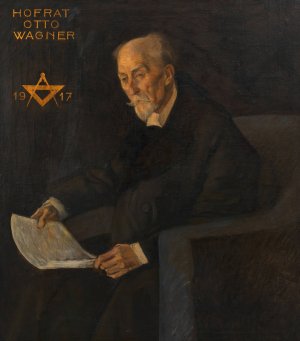 Otto Wagner by Friedrich Von Radler Oil Painting
