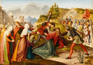 The Road To Calvary by Friedrich Wilhelm Schadow Oil Painting
