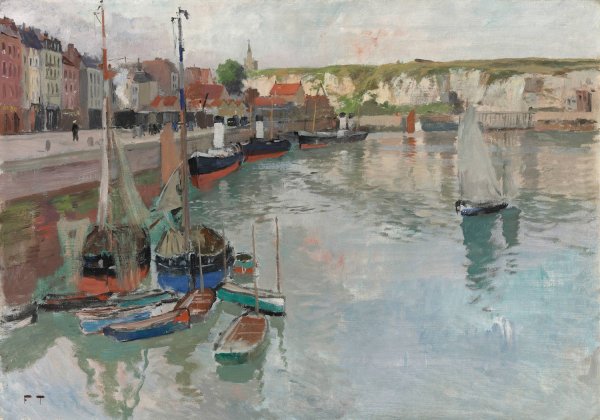Main Product Photo of Dieppe  Painting by Frits Thaulow