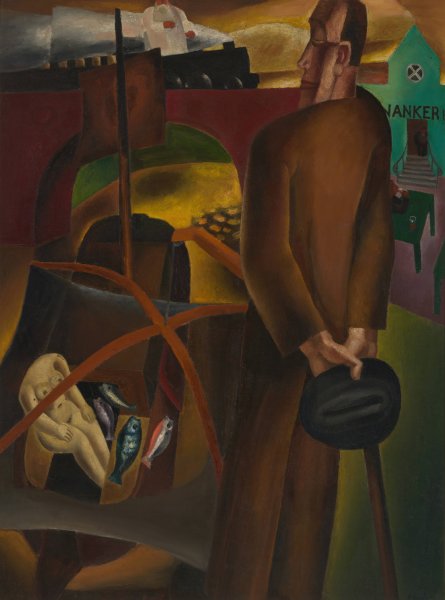 Main Product Photo of De eeuwige zwerver, vagebond  Painting by Frits Van Den Berghe