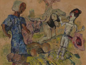 Het rijk der natuur by Frits Van Den Berghe Oil Painting