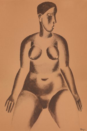 Nude by Frits Van Den Berghe Oil Painting