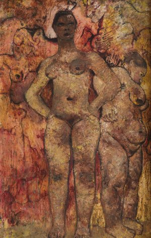 The Daughters of Fire by Frits Van Den Berghe Oil Painting