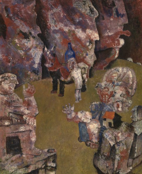 Main Product Photo of The Unknown Temple  Painting by Frits Van Den Berghe