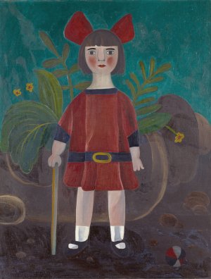 Yvonne by Fritz Baumann Oil Painting