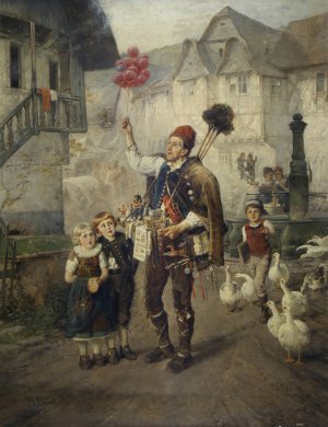 The Toymaker Of Nuremberg by Fritz Beinke Oil Painting