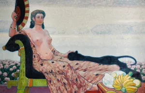 Calma Oil painting by Fritz Erler
