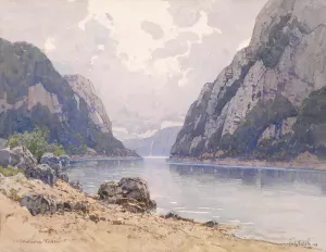 Donauenge Kasan Oil painting by Fritz Lach