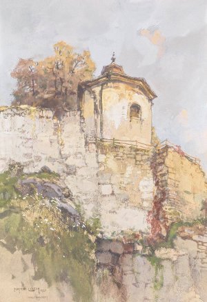 Mauthausen by Fritz Lach Oil Painting