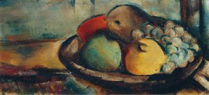 Obststillleben by Fritz Schwarz-Waldegg Oil Painting