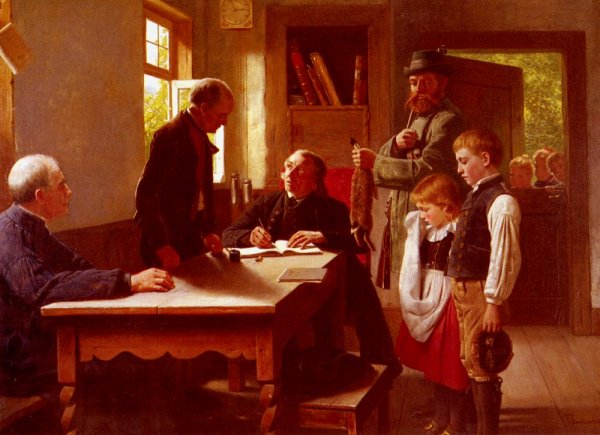 Main Product Photo of Ver Den Richter Painting by Fritz Sonderland
