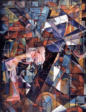 Das Liebespaar by Fritz Stuckenberg Oil Painting