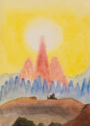 Ohne Titel by Fritz Stuckenberg Oil Painting