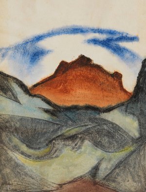 Ohne Titel by Fritz Stuckenberg Oil Painting