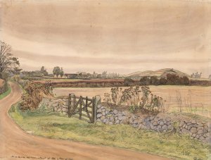 Efterarslandskab by Fritz Syberg Oil Painting