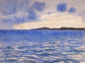 Marine. Fyns Hoved by Fritz Syberg Oil Painting