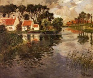 Cottages by a River