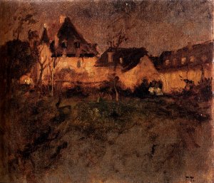 Fra Beaulieu by Fritz Thaulow Oil Painting