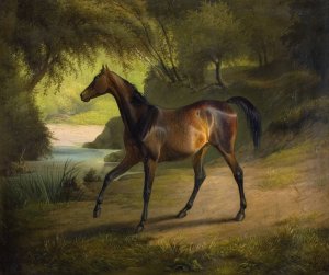 Antonia by Fritz Thomsen Oil Painting