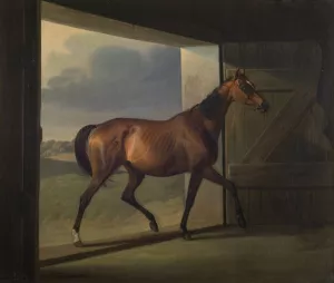 Jutta Oil painting by Fritz Thomsen
