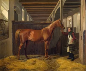 La Danseuse by Fritz Thomsen Oil Painting