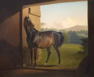 Reveller Mare Oil painting by Fritz Thomsen