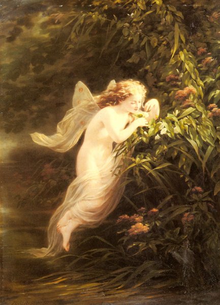 Main Product Photo of The Spirit of the Morning Painting by Fritz Zuber-Buhler